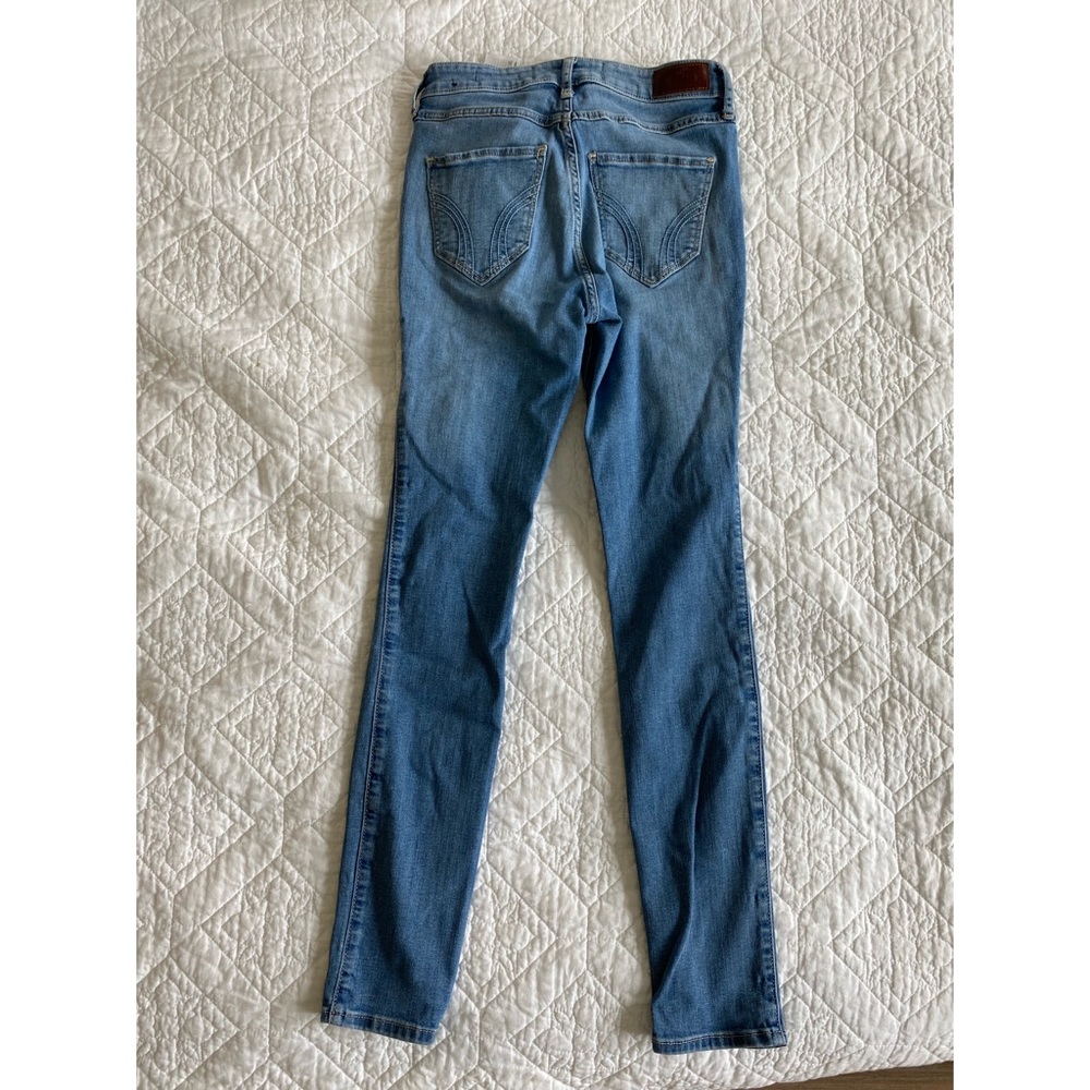 High Rise Ripped Super Skinny Jeans - Picture 2 of 5